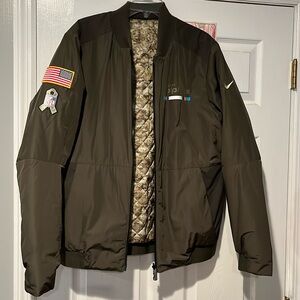 Miami Dolphins Nike Salute To Service veterans USA bomber jacket